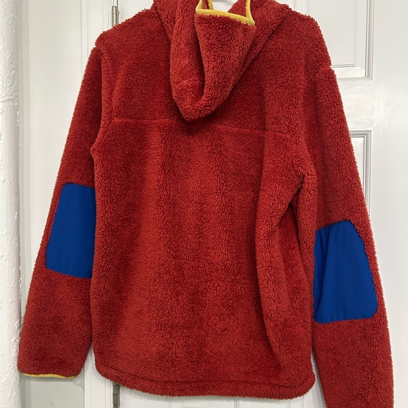 The North Face Men’s Red and Blue Fleece Pullover - Picture 4 of 8
